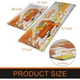 thumbnail image 2 of 2Piece Anti Fatigue Kitchen Mat Seasonal Fall Holiday Party Vintage Farmhouse Kitchen Rug Runner Set for Home Office Non Slip Waterproof Heavy Duty Comfort Standing Mats(Thankful), 2 of 6