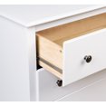 thumbnail image 5 of Prepac Monterey 1-Drawer White Tall Nightstand, 5 of 5