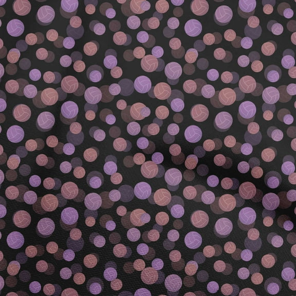 oneOone Polyester Spandex Black Fabric Sports Fabric For Sewing Printed Craft Fabric By The Yard 56 Inch Wide-aC