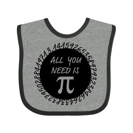 

Inktastic All You Need is Pi- Pi Day Gift Baby Boy or Baby Girl Bib