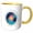 Yellow/White, variant on 3drose, American Beaches - Family Beach, Piti, Guam Cool Summer Travel Gift, 11oz Magic Transforming Mug