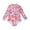 Pink, variant on Mercatoo Toddler Baby Girls One-𝐏iece Swimsuit/Floral Print Zipper Long Sleeve Ruffled Swimwear/Rashguard Swimsuit