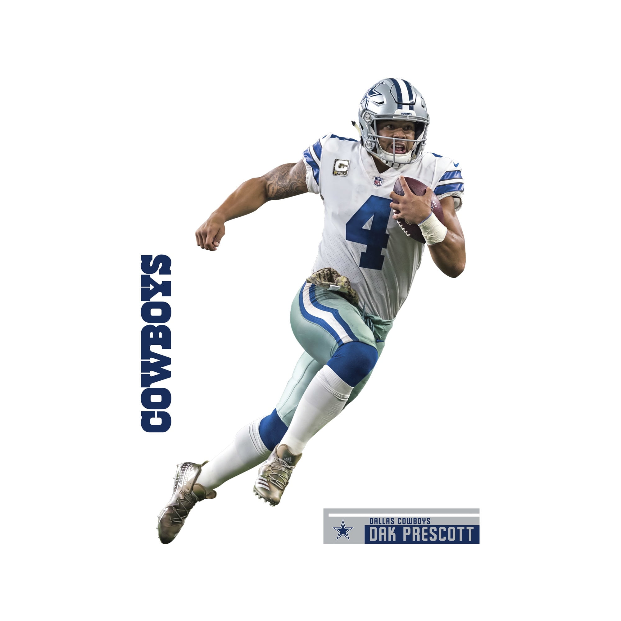 Fathead NFL Dallas Cowboys Logo Giant Wall Decal Multi