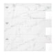 thumbnail image 1 of ZHAOCHENG Salpicadero adhesivo de cocina, azulejos autoadhesivos para pared de baño, blanco con estampado de mármol gris, 30,5x30,5 cm, 1 of 5