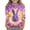 #0312-Multicolor, variant on Cowsor Tween Boys Girls Easter Graphic Printed 3/4 Sleeve Crew Neck Basic Tee Lightweight Casual Layering Top for Kids