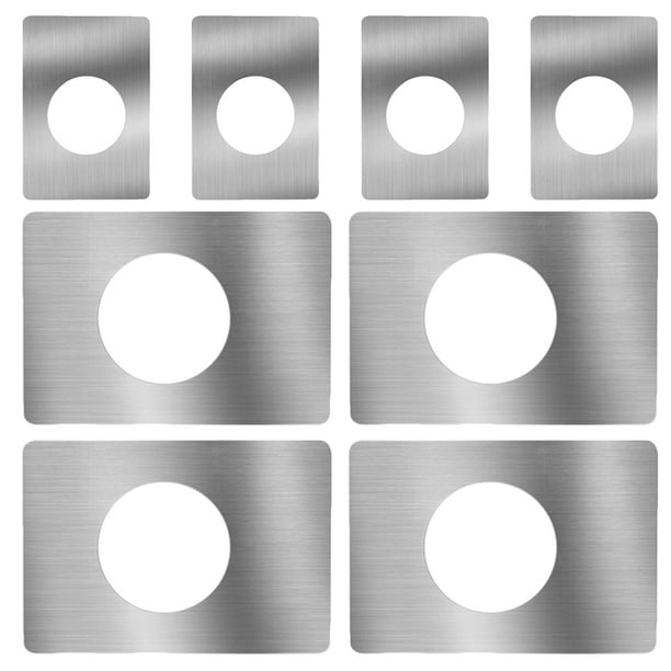 placas de refuerzo para agujeros de puerta, para cerraduras de puertas domésticas y perillas de puerta