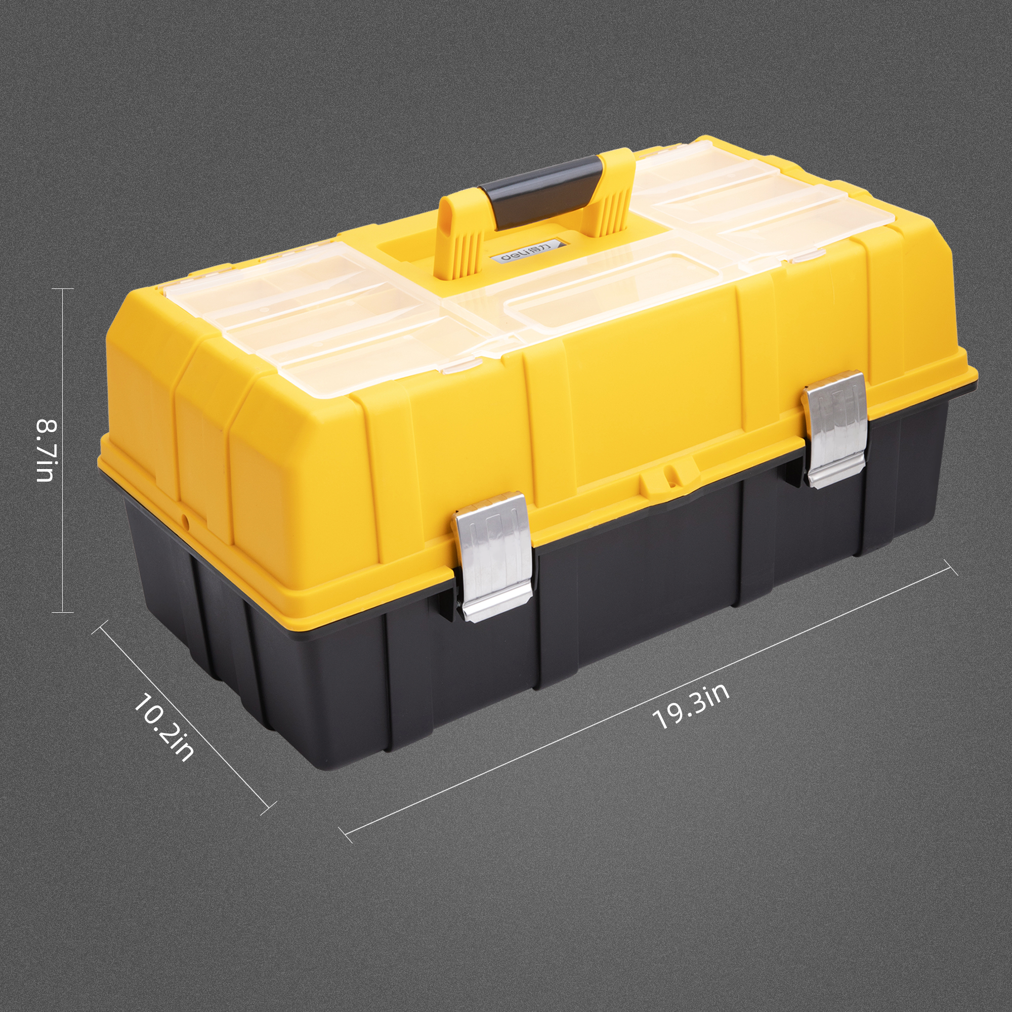 Tool Compartment Box 3 Compartment Tool Box