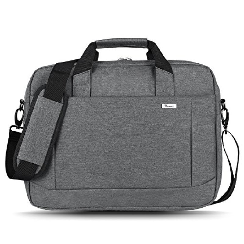 Voova 15.6 inch Laptop Shoulder Bag Expandable Large Capacity Briefcase ...
