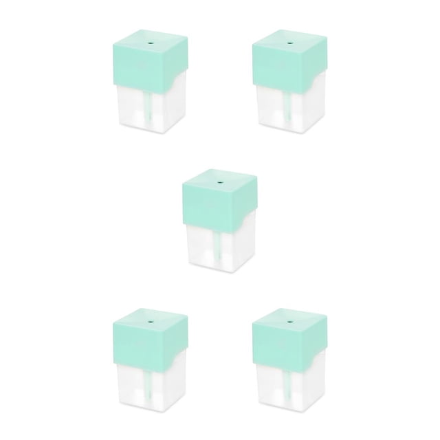 pitrice Humidifier USB Electric Humidifiers 220ML Sprayer A9 Top Fill with LED Night Light Home Improvement for Baby Plant White Blue 5Set