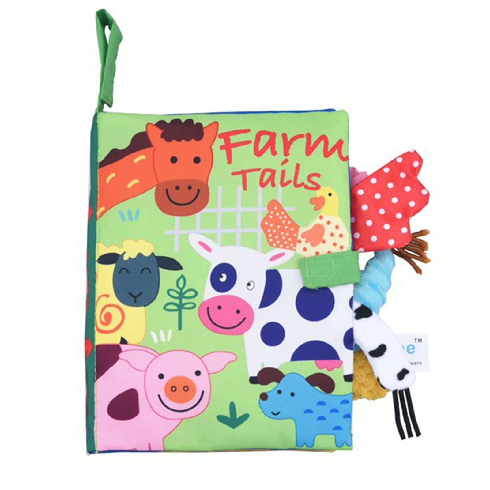 Voastvy Baby Soft Book Cloth Book Crinkle Books for Babies, Touch and Feel Books for 1 Year Old Infants Early Education Toys, Fabric Tactile Baby Books for Toddler Newborn Boys