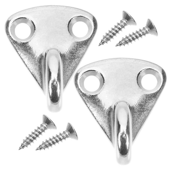 2 Pcs Marine Hook 316 Stainless Steel Hooks Boat for Docking Telescoping Hardware Fending Pad