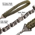 thumbnail image 4 of Portable Chainsaw Hand Saw With Multifunction Parachute Rope Handles Nylon Tool Kit,for Camping, Hunting65cm, 4 of 5