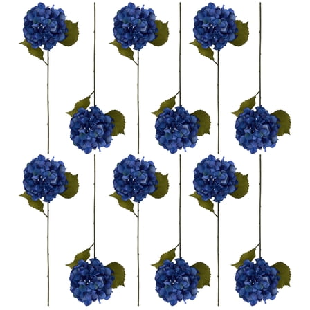 12 Pack: Navy Two-Toned Hydrangea Steam by Ashland
