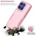 thumbnail image 4 of For Moto G Stylus 5G 2025 Case ,Sturdy Phone Case for Motorola Moto G Stylus 5G 2025, Tekcoo Shockproof Protection Heavy Duty Armor Hard Plastic & Rubber Rugged Bumper 2-in-1 Case Cover - Pink, 4 of 10