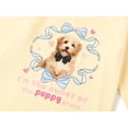 thumbnail image 4 of Serdomi Girls Long Sleeve T-Shirt - Soft Tops Multicolor Ribbon Bow Graphic Tee Size 6, 4 of 7