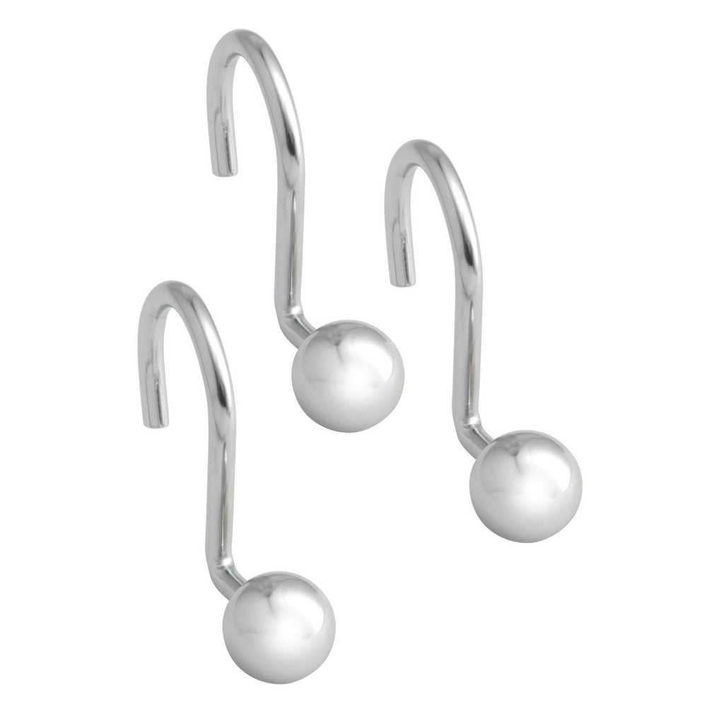 Ball Nickle Metal Shower Hooks