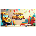 thumbnail image 3 of Colorful Back to School Welcome Banner with Books Pencils and School Bus Decors Party Backdrop Photography Props for Classroom Decor School Event Opening Ceremony Decorations, 3 of 4