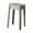 Grey, variant on Lipstore Round Stool Dressing Stool Strong Load Bearing Capacity Practical Stacking Stool Green
