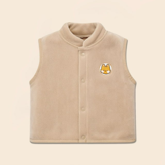 Cowsor Gilet Matelassé à Fermeture Éclair pour Garçons, Sans Manches, Léger, pour Enfants, Vestes d'Extérieur avec Poches
