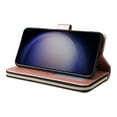 thumbnail image 5 of Dteck Case Compatible with Samsung Galaxy S24,Magnetic Leather Wallet Case with 9 Card Slots Stand RFID Blocking Premium Zipper Protective Flip Leather Phone Cover with Wrist Strap,Rosegold, 5 of 5