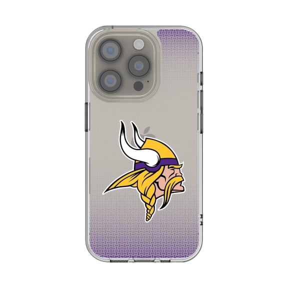 Minnesota Vikings Linen Logo iPhone Clear Case