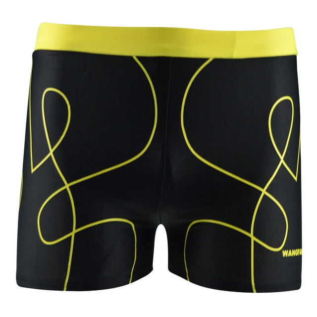Amzcrzy Mens Swim Trunks Quick Dry Men's Athletic Square Leg Swimsuit Jammers Durable Compression Swim Briefs Training Bathing Swimming Shorts(Regular & Plus Size)