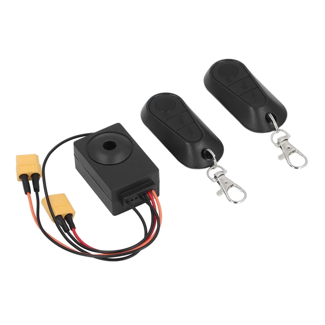 Alarma Antirrobo Para Bicicleta, Función De Apagado Impermeable, Alarma Para Bicicleta Eléctrica Con 2 Controles Remotos Para Batería De Puerto De Salida XT60