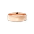 thumbnail image 2 of Classic 6mm Rose Gold Plated Wedding Band for Women or Men, Ring Sizes 5 to 12, 2 of 3