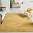 thumbnail image 3 of SAFAVIEH Rag Fergal Striped Cotton Area Rug, Yellow/Multi, 8' x 10', 3 of 12