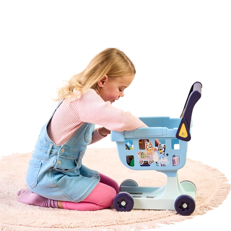 Bluey Shopping Trolley with 8 Grocery Items photo 2
