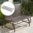 thumbnail image 4 of koolsoo Indoor/Outdoor Loveseat, 47" Patio Soft Rocking Chair Pad Lounger Recliner Thick Light grey, 4 of 8
