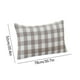 thumbnail image 3 of Juego de fundas de almohada de algodón a cuadros | Tamaño estándar: 50 x 76 cm | Estampado de cuadros en azul, rosa y gris | Tejido suave y transpirable para cama y habitación de invitados, 3 of 6