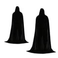 thumbnail image 3 of BELOVING 2 Pcs Cape à Capuche Femmes Hommes Unisexe Adultes Déguisement Carnaval Jeu de Rôle 70cm 110cm, 3 of 7