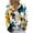 Yellow, variant on Kaondbfi Women's Cardigan, Open Front Cardigans Cute Flower Print Sweaters Crew Neck Button Down Trendy Fall Tops Coat Winter Clothing for Women