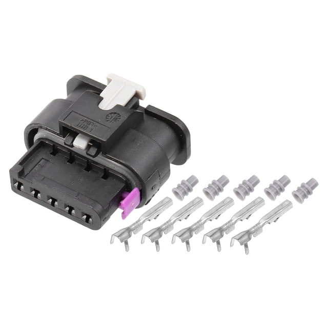 1 Juego de 5 pines No.4F0973705 flujo masivo de aire conector MAF adaptador Clip Kit reemplazo para VW para Audi
