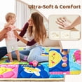 thumbnail image 6 of Beavtaens Baby Play Mat, 50"x50"x1", Thick Cushioning Foam, Non-Slip, Foldable and Machine Washable, Odor-Free, for Playpens and Baby Crawling, 6 of 9