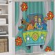 thumbnail image 5 of Juego de 4 cortinas de ducha de Scooby Doo con alfombrillas antideslizantes, tapa de inodoro y alfombrilla de baño, cortina de ducha impermeable con decoración de dibujos animados para baño con 12, 5 of 8