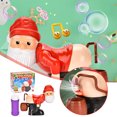 thumbnail image 2 of Máquina de burbujas navideña de Papá Noel, juguete de burbujas divertido, soplador de burbujas eléctrico de Papá Noel con música y juguete de burbuja de Farting ligero, 2 of 6