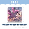 thumbnail image 2 of 10 Inch Wall Clock Battery Operated Square Clock for Office, Kitchen, Outdoor, Living Room,Fantasy Unicorn Lady Walking on Rainbow with Star Cloud Beautiful (2), 2 of 4