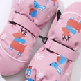 thumbnail image 4 of Povozer Toddler Winter Mittens Waterproof Boy Ski Gloves Warm Fleece Snow Mitten(Pink,5-8Y), 4 of 6