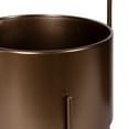 thumbnail image 5 of Kate and Laurel Peeto Modern Planter Set, Set of 2, Bronze, Decorative Freestanding Planters for Indoor Plants, 5 of 8