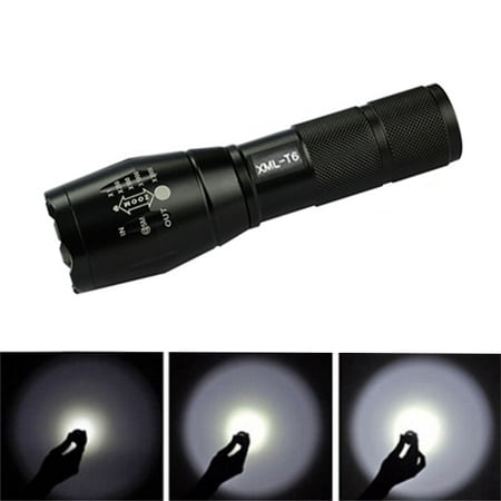 Super bright 600LM CREE Police LED Light Lamp Torch XML-T6 LED Zoomable (Best Edc Flashlight Under 30)