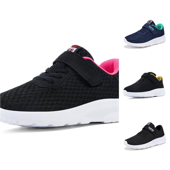 RMGVDSD Kids Sneakers Girls Boys Tennis Running Shoes Lightwight Breathable Mesh Athletic Sneakers Fashion School Walking Shoes