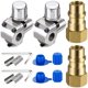 thumbnail image 1 of 4 juegos de válvulas de reacondicionamiento de aire acondicionado con accesorios para automóviles con tapa antipolvo Kuyhfg Bienvenido a Kuyhfg, 1 of 5