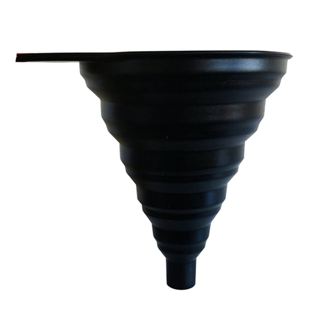 Embudo plegable Wosthever de silicona para Cocina y Comedor Color negro
