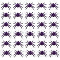 thumbnail image 1 of Bewildely 30 piezas de arañas con purpurina fina y brillante, juguetes de araña para trucos de araña, decoraciones de plástico duradero para Kits de decoración para fiestas violeta, 1 of 6