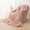 Pink, variant on Orhopui Light Pink 50“x60" Rabbit Fur Throw Blanket Super Soft Cozy Plush Thick Reversible Gradient Faux Fur Blankets for Bed Couch Chair Sofa Large Warm Stripe Blanket for Adult Women and Men