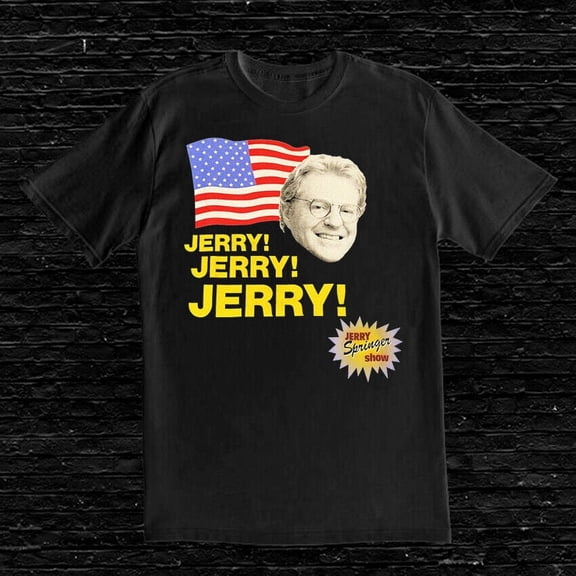 Reprint Rare Jerry Springer T-Shirt. Vintage 90's Style.