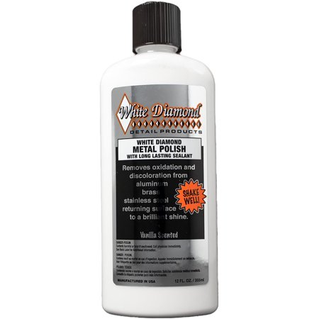 Metal Polish with Long Lasting Sealant, 12 fl oz is a Cleaner, Polisher and protectant All in one. Removes Oxidation and Discoloration from Aluminum, Brass, Chrome and More