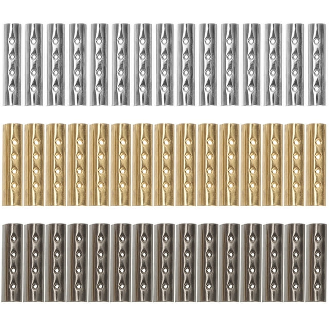 150 piezas de tapones para cordones de zapatos, hebillas de metal y clips de cola.
